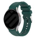 Samsung Galaxy Watch 6 - 40mm siliconen band perfect fit (donkergroen)