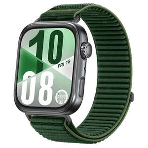 Huawei Watch Fit 5 Pro Wave Nylon Strap (Dark Green)