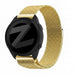 Bandz Garmin Forerunner 165 Milanese loop band (goud)