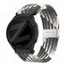 Bandz Garmin Forerunner 165 gevlochten nylon band (zwart mix)