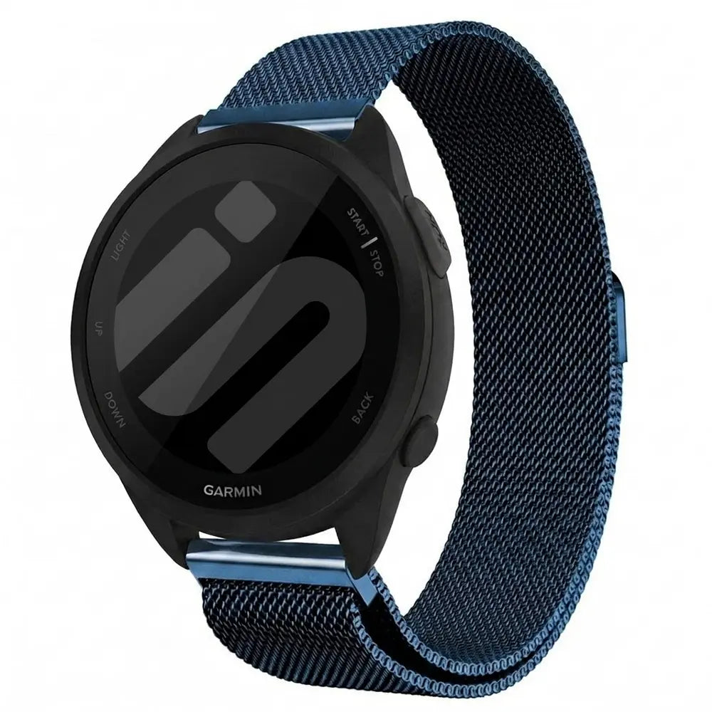 Garmin Forerunner 165 Milanese Strap (Blue)
