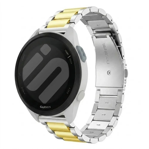 Garmin Forerunner 165 Steel Strap (Silver/Gold)
