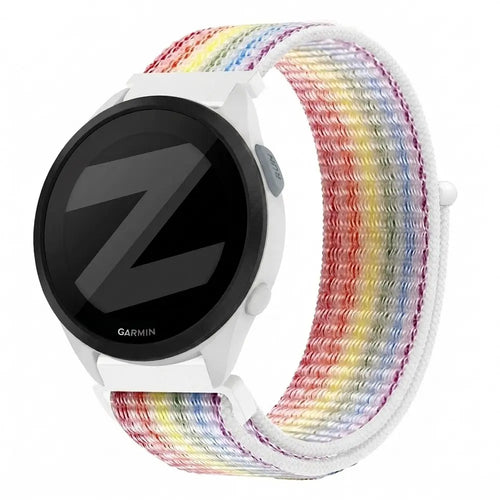 Bandz Garmin Forerunner 165 Nylon Loop Strap (Multicolour)