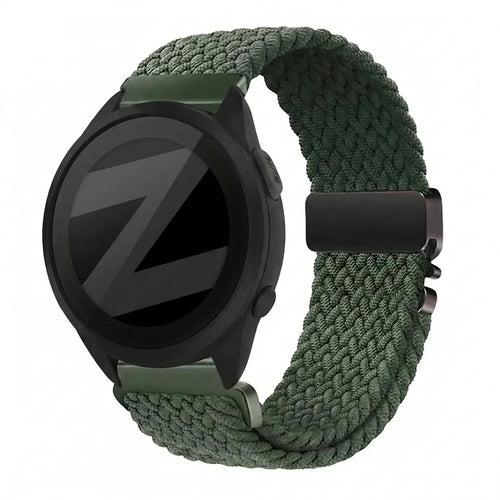 Bandz Garmin Forerunner 165 Braided Strap 'Parachute' (Green)