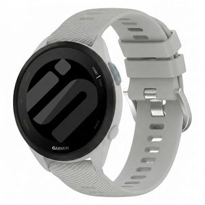 Garmin Forerunner 165 Silicone Strap (Light Gray)