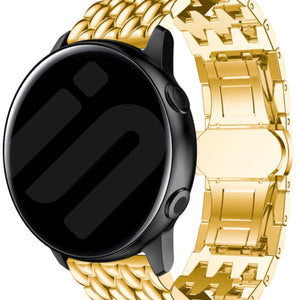 Amazfit Active 2 stalen draak bandje (goud)