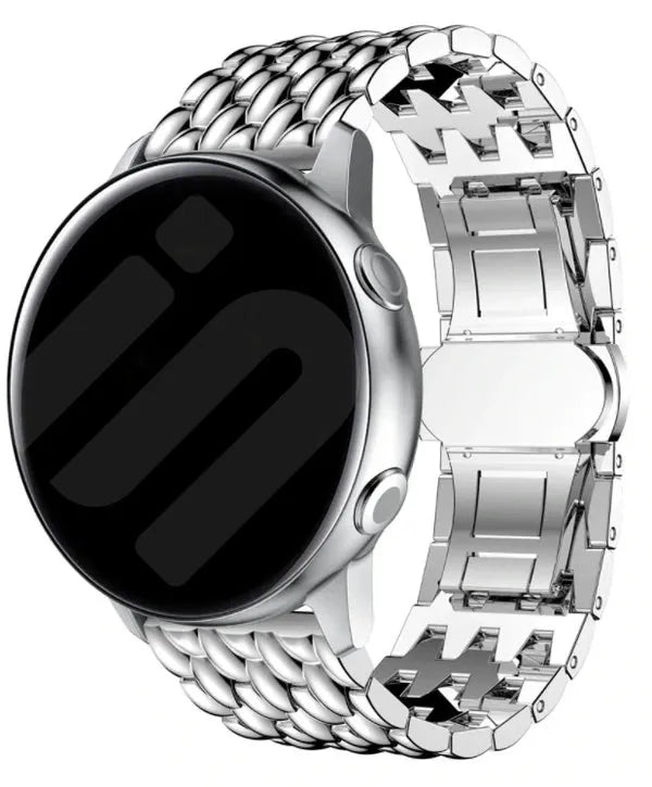 Amazfit Active stalen draak bandje (zilver)