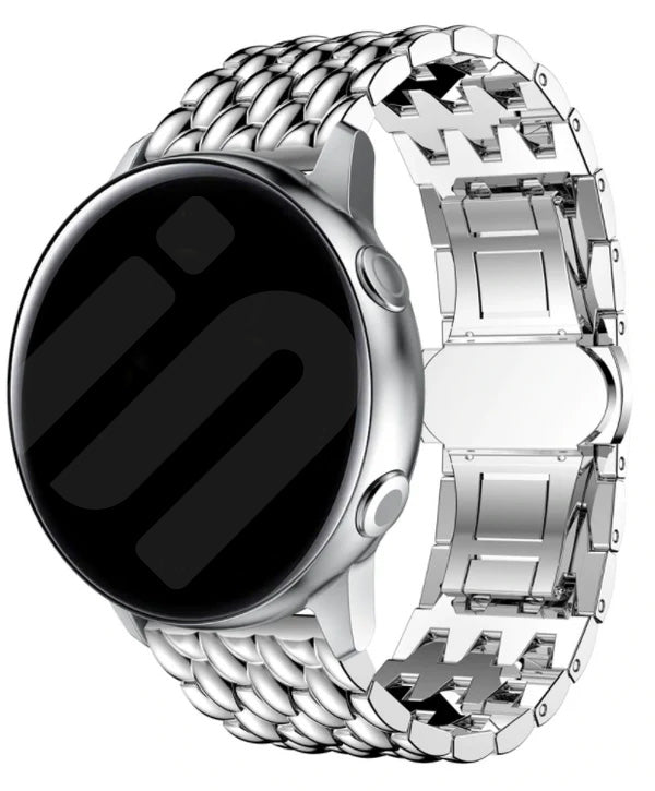Withings ScanWatch 2 - 42mm stalen draak bandje (zilver)