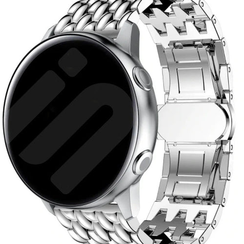 Amazfit GTR 4 draken stalen band (zilver)