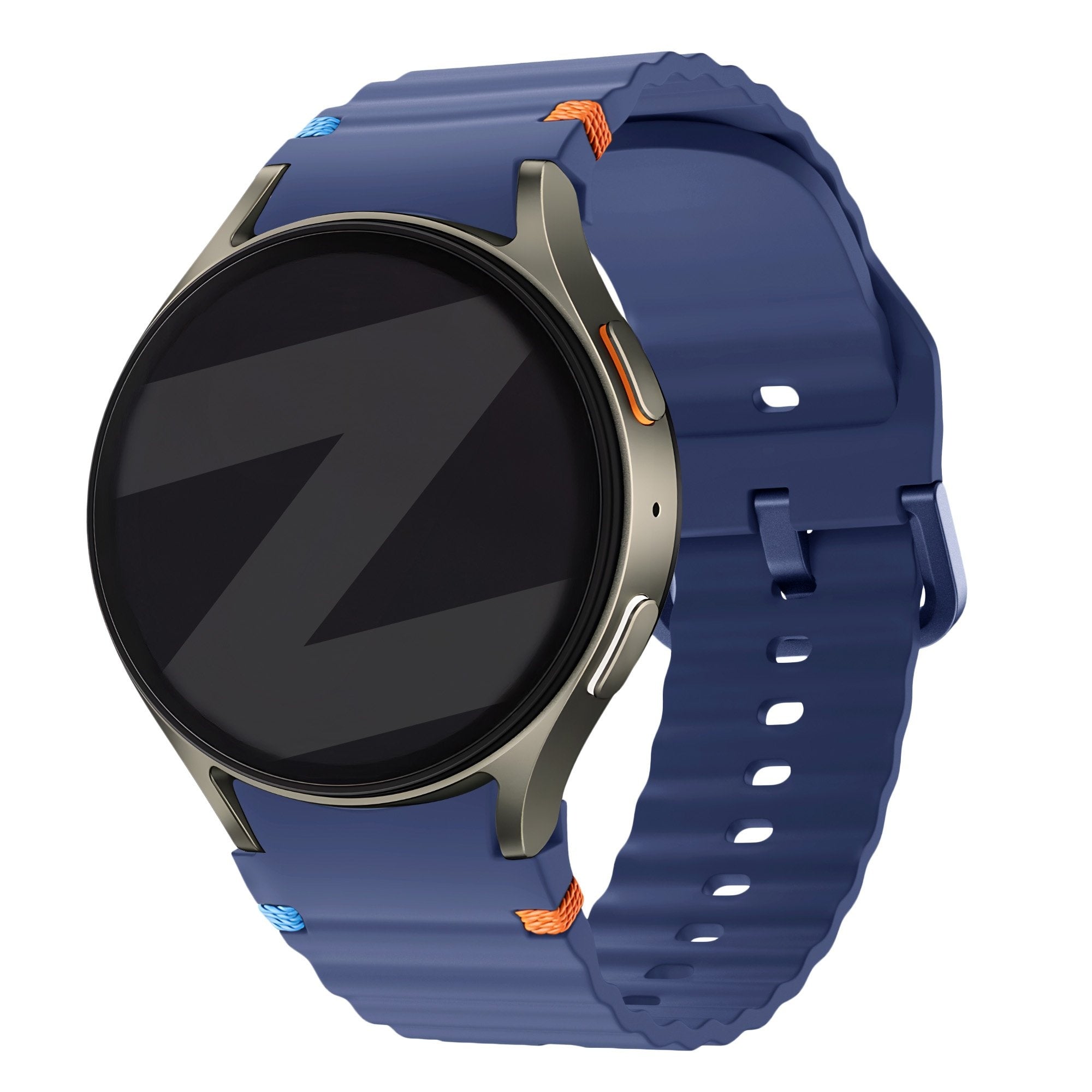 Bandz Samsung Galaxy Watch FE wave band 'Easy fit' (donkerblauw)