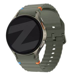 Bandz Samsung Galaxy Watch 5 - 44mm wave band 'Easy fit' (groen)