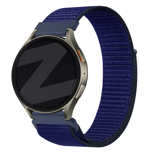 Bandz Huawei Watch GT 7 - 46mm Nylon Strap 'Easy Fit' (Blue)