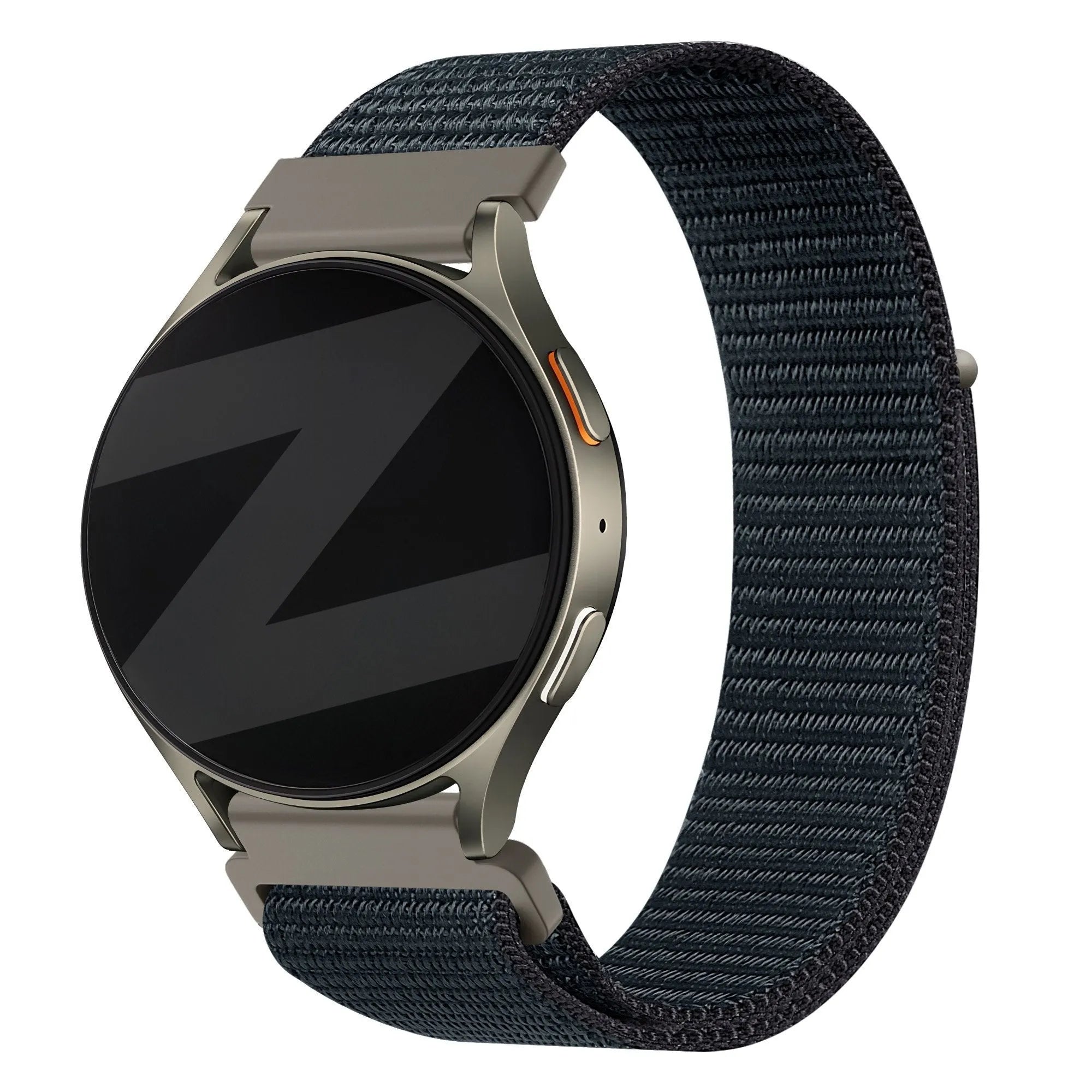 Bandz ICE Smart TKS Rectangular 1.41 Nylon Strap 'Easy Fit' (Greyblue)