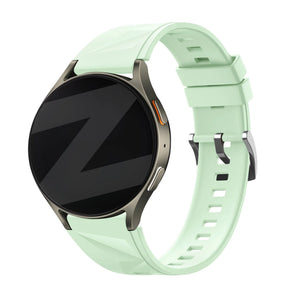 Bandz Fossil Gen 5e - 42mm siliconen band 'Easy fit' (lichtgroen)