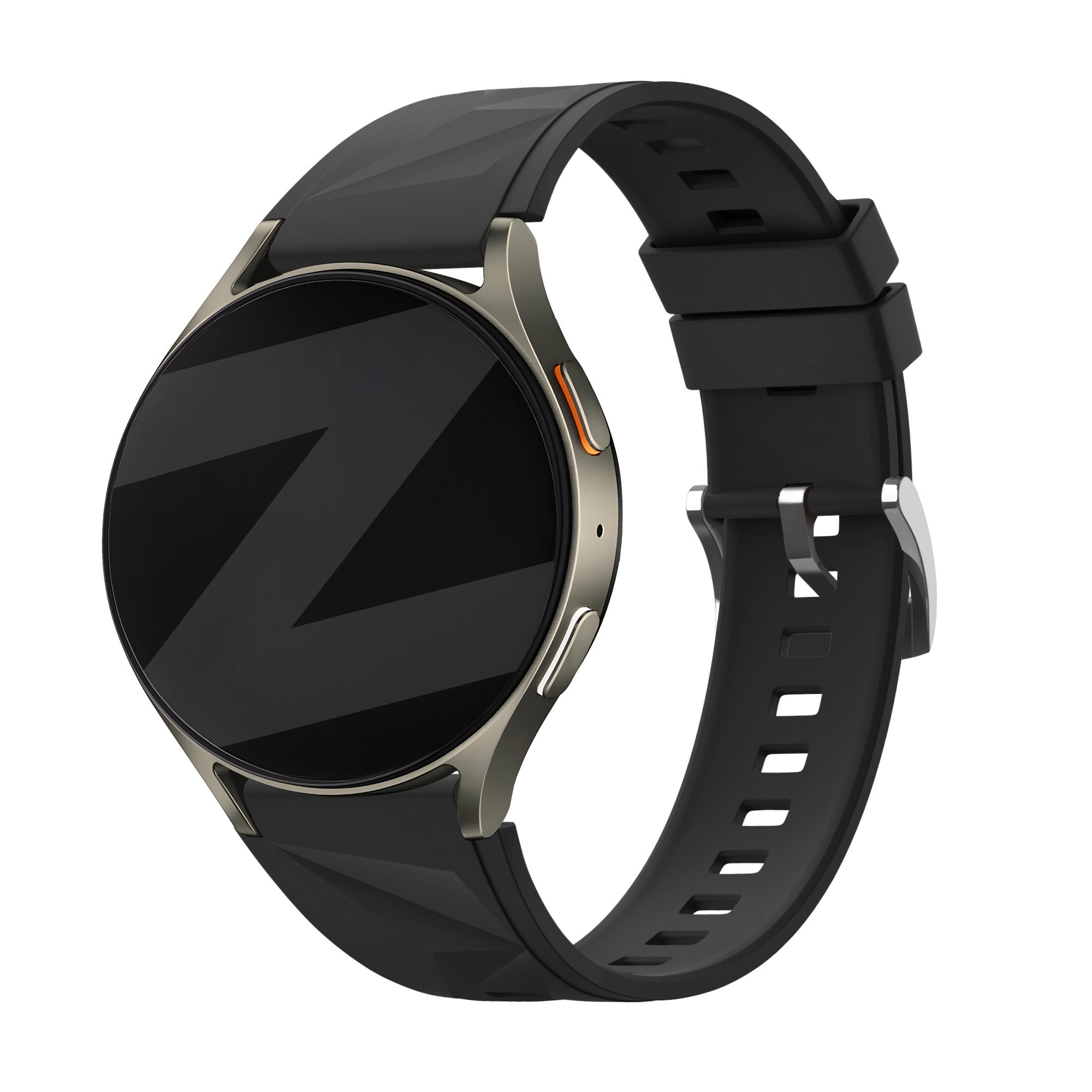 Bandz Huawei Watch GT 5 Pro - 42mm siliconen band 'Easy fit' (zwart) 