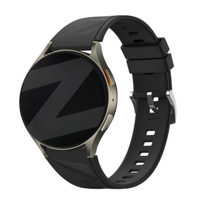 Bandz Huawei Watch GT 4 - 41mm siliconen band 'Easy fit' (zwart) 