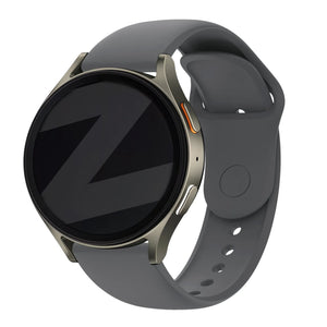 Bandz Oozoo Smartwatch 20mm Sport Strap 'Easy Fit' (Grey)