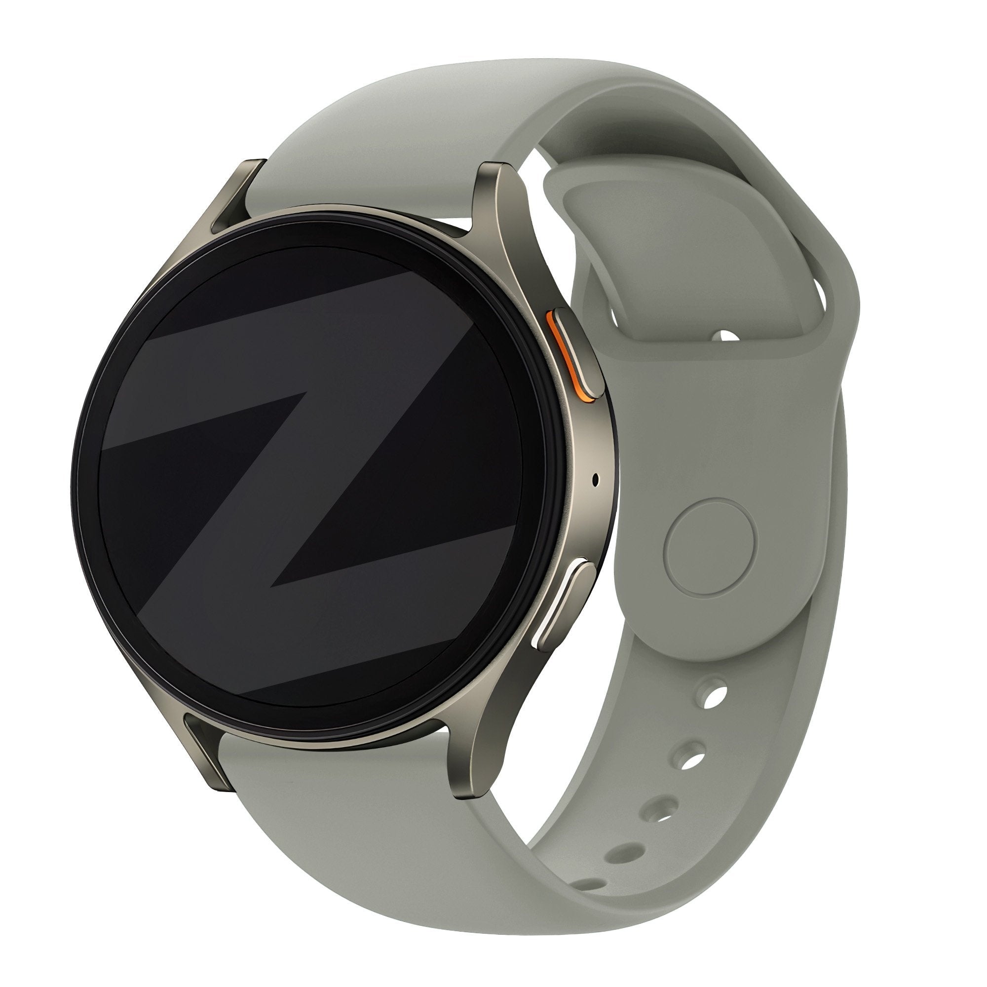 Bandz Withings ScanWatch 2 - 42mm sport band 'Easy fit' (lichtgrijs)