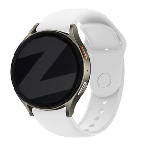 Bandz Samsung Galaxy Watch 5 - 44mm Sport Strap 'Easy Fit' (White)