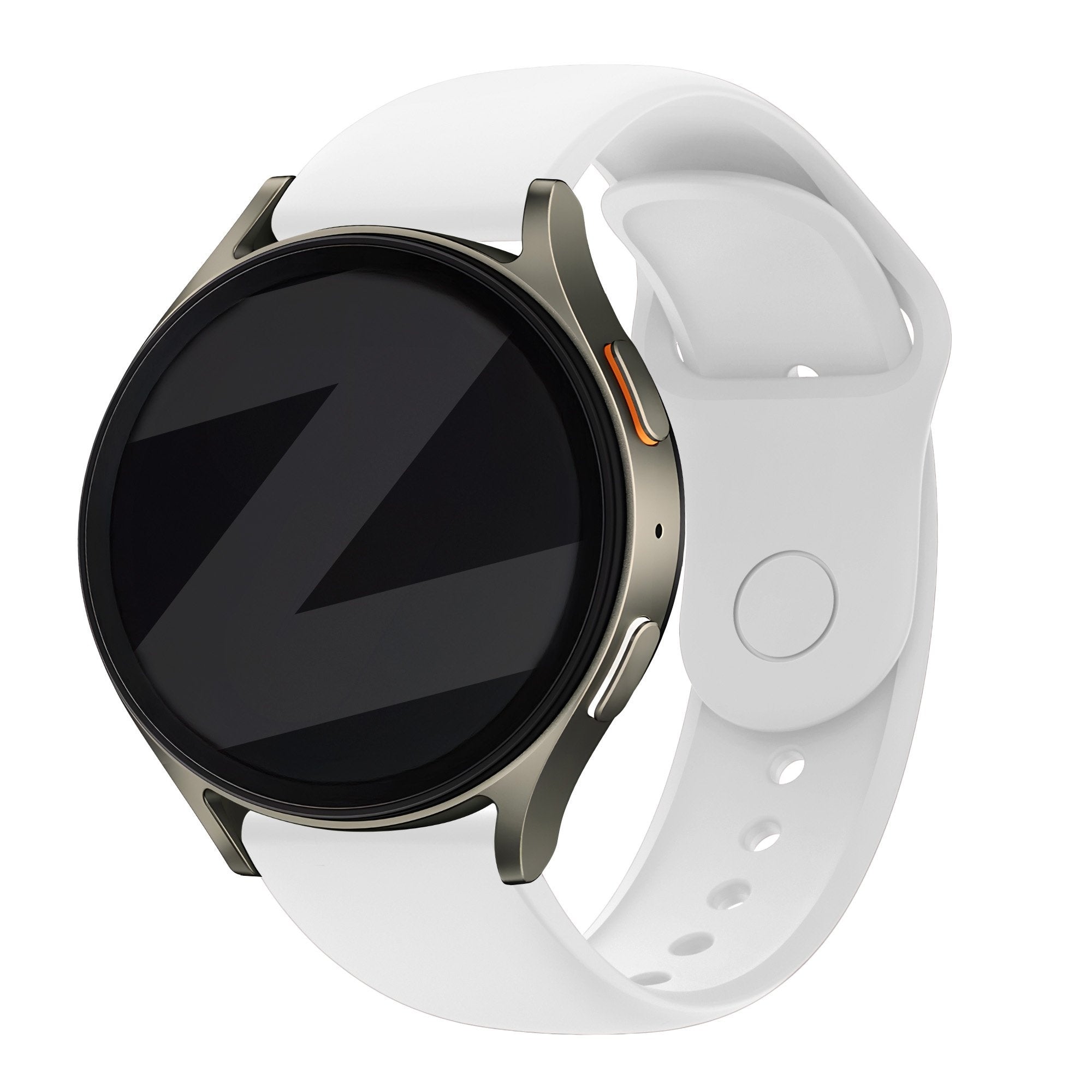 Bandz Samsung Galaxy Watch 4 Classic 46mm Sport Strap 'Easy Fit' (White)