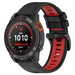 Garmin Instinct 3 - 45mm sport gesp band (zwart/rood)