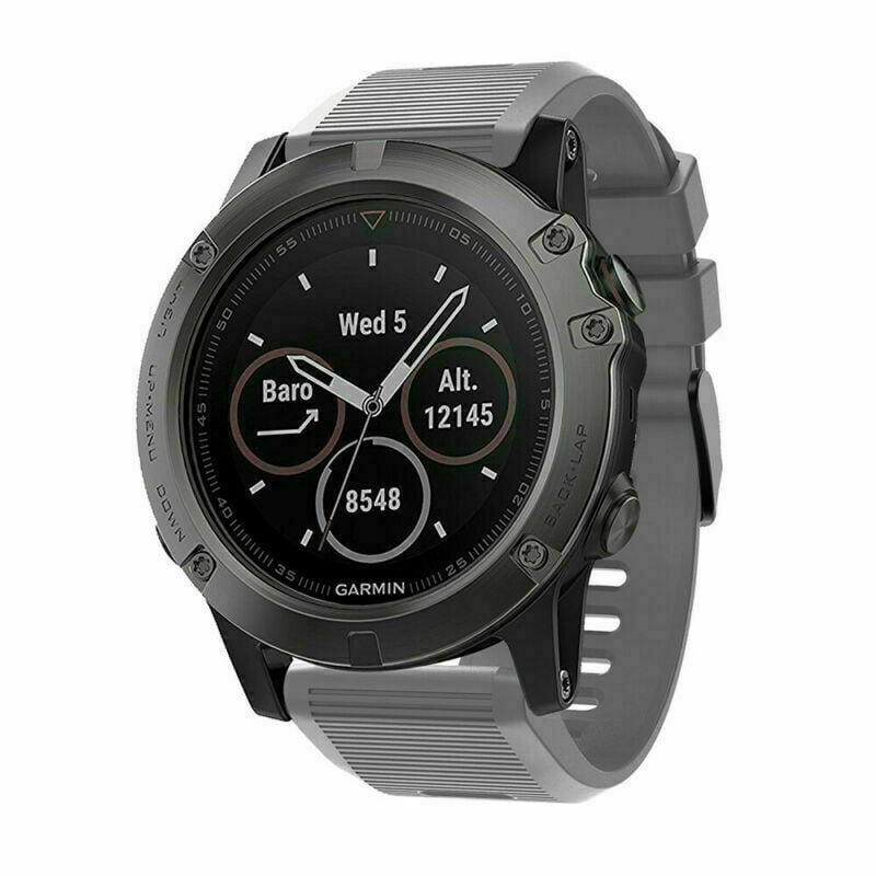 Garmin Tactix 7 siliconen bandje (grijs)