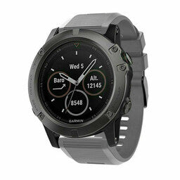 Garmin Instinct 3 - 50mm siliconen bandje (grijs)