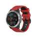 Garmin Fenix 8 - 51mm sport gesp band (rood/zwart)