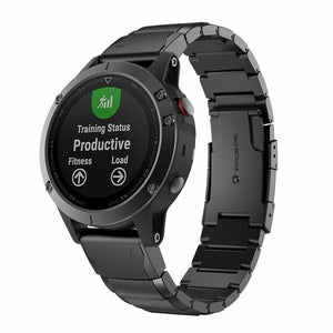 Garmin Forerunner 970 metalen bandje (zwart)