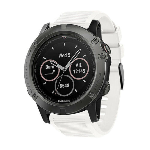 Garmin Tactix 8 - 51mm siliconen bandje (wit)