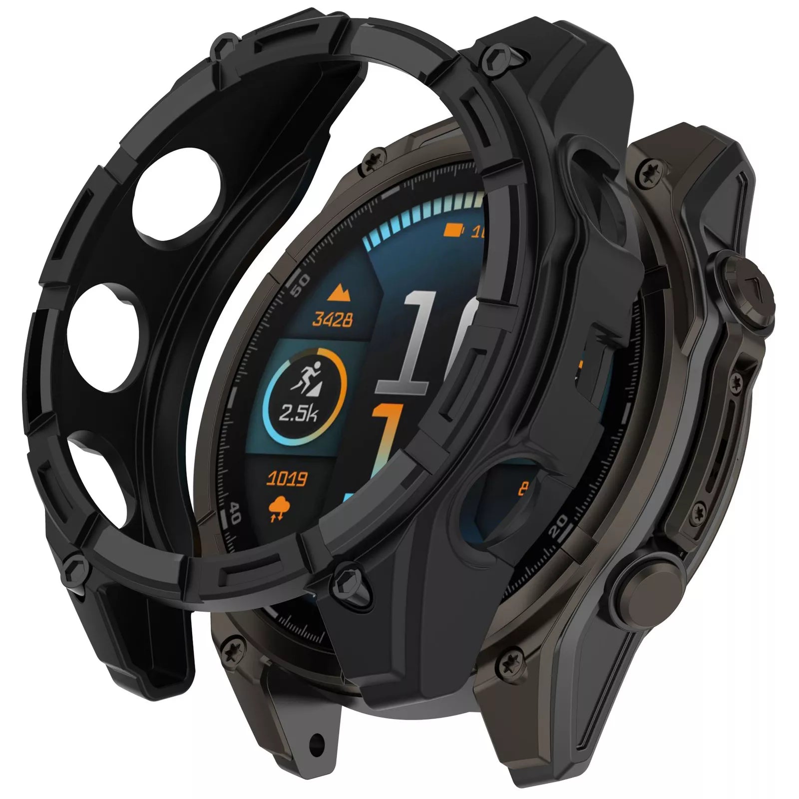 Garmin Fenix 8 - 47mm AMOLED Rugged TPU case (zwart)