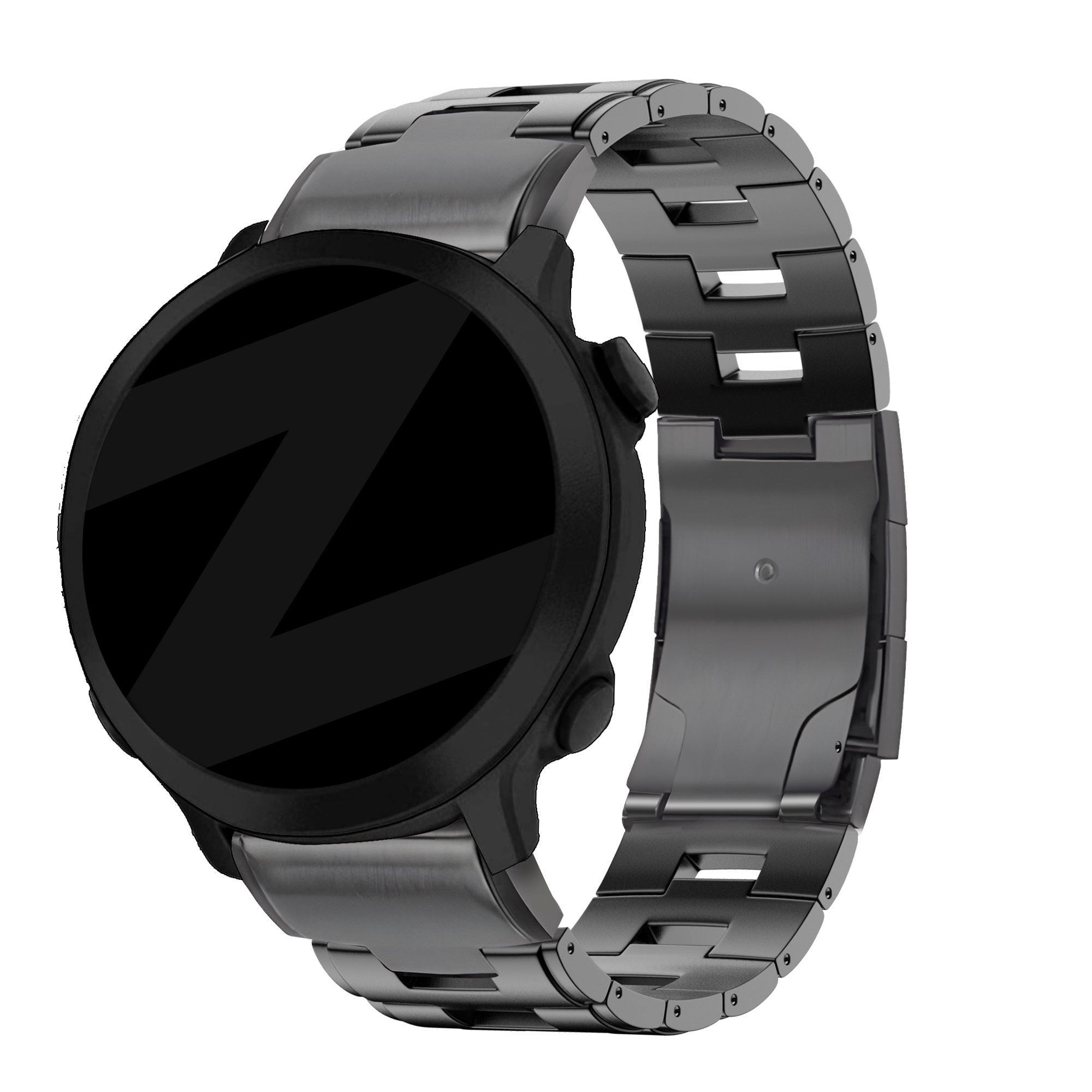 Bandz Garmin MARQ titanium schakel band (grijs)