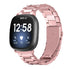 Fitbit Sense stalen band (roze)