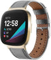 Fitbit Sense bandje leer (grijs)