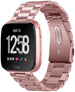 Fitbit Versa (2) stalen band (pink)
