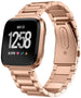 Fitbit Versa (2) stalen band (rosé goud)