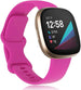 Fitbit Versa 3 siliconen bandje (knalroze) 
