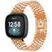 Fitbit Versa 3 stalen vis band (rosé goud)