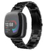 Fitbit Versa 4 stalen bandje (zwart)