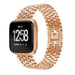Fitbit Versa (2) stalen vis band (rosé goud)