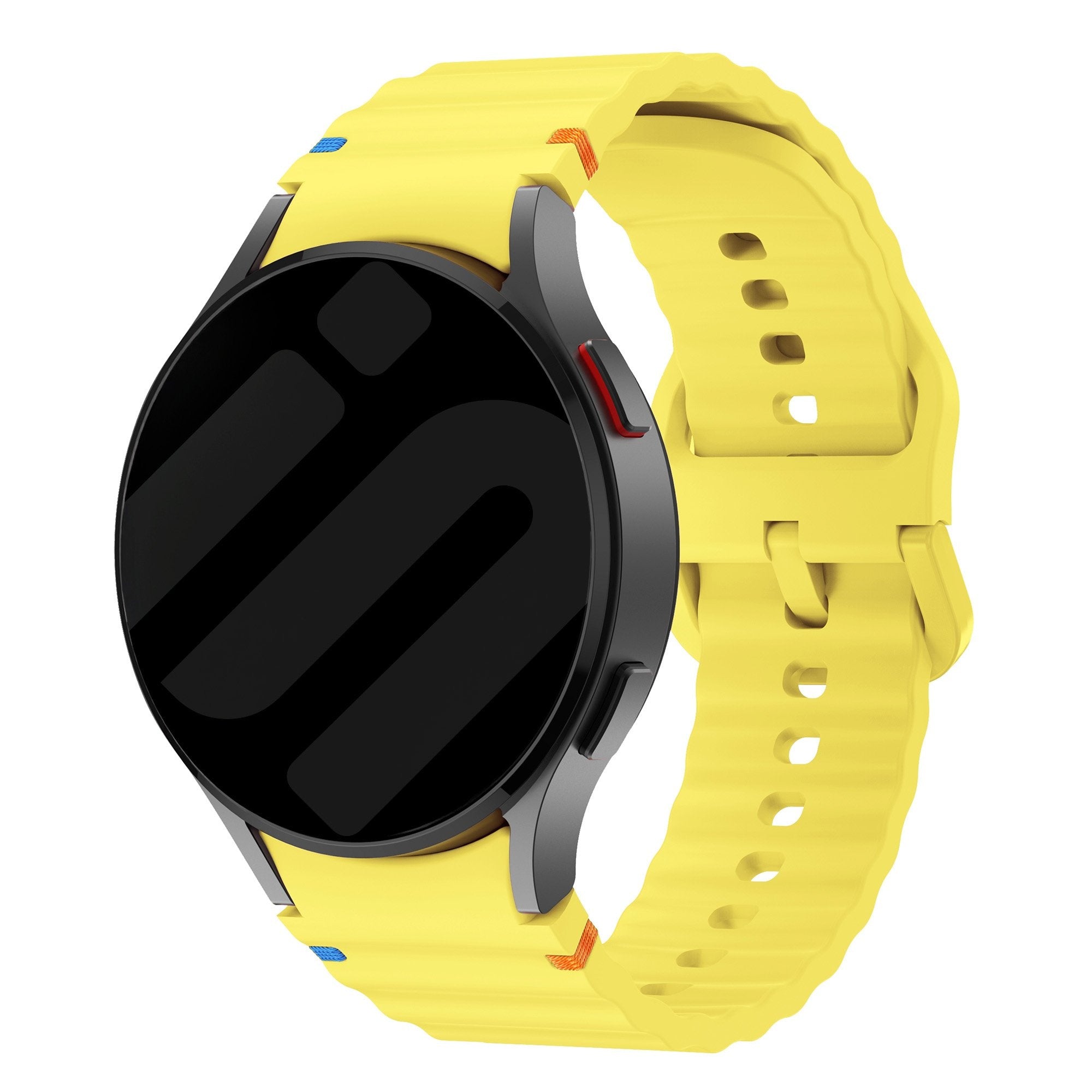 Samsung Galaxy Watch 6 Classic 47mm Wave bandje (lichtgeel)