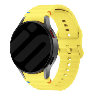 Samsung Galaxy Watch 5 Pro Wave Strap (Flash Yellow)