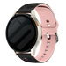 Huawei Watch GT 4 - 41mm Flower Silicone Strap (Black/Light Pink)