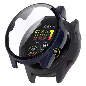 Garmin Forerunner 265 hard case met glas (donkerblauw)