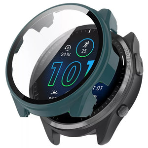 Garmin Forerunner 965 hard case met glas (groen)
