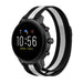 Fossil Gen 5 Milanese band (zwart/wit)