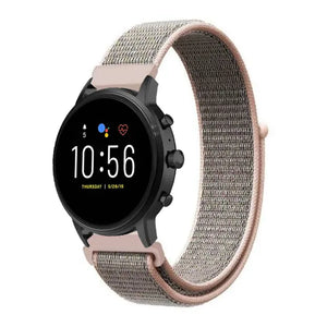 Fossil Gen 4 Explorist (HR) nylon band (pink sand)