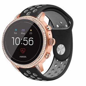 fossil-gen-5e-42mm-silicone-zwart-grijs