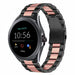 Fossil Gen 5e 44mm stalen band (zwart/roze)