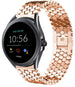 Fossil Gen 5e 44mm stalen vis band (rosé goud)